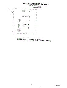 10 - Miscellaneous Parts - Optional Parts (Not Included parts for Whirlpool Washer SAWX650MQ0 from AppliancePartsPros.com