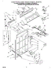 02 - Controls And Rear Panel parts for Whirlpool Washer 8LSC6244BG1 from AppliancePartsPros.com