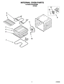 03 - Internal Oven Parts parts for Whirlpool Oven IBD550PRS00 from AppliancePartsPros.com