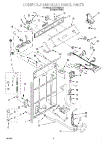 02 - Controls And Rear Panel parts for Whirlpool Washer 6LSC9245HQ0 from AppliancePartsPros.com