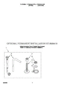 07 - Optional Permanent Installation Kit parts for Whirlpool Washer LPR6244AN0 from AppliancePartsPros.com