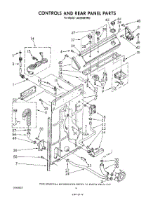 03 - Controls And Rear Panel parts for Whirlpool Washer LA5360XSW0 from AppliancePartsPros.com