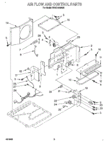 02 - Air Flow And Control parts for Whirlpool Air Conditioner BPAC1000AS2 from AppliancePartsPros.com