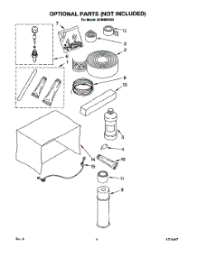 04 - Optional parts for Whirlpool Air Conditioner ACM492XA0 from AppliancePartsPros.com