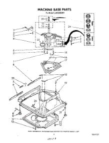 07 - Machine Base parts for Whirlpool Washer LA6100XSW1 from AppliancePartsPros.com