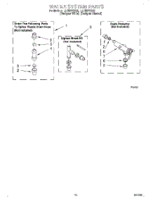 10 - Water System parts for Whirlpool Washer LLC8244DQ0 from AppliancePartsPros.com