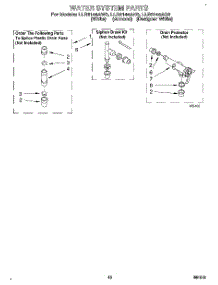 08 - Water System parts for Whirlpool Washer LLR6144AN0 from AppliancePartsPros.com