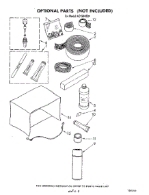 06 - Lit / Optional parts for Whirlpool Air Conditioner AC1504XS0 from AppliancePartsPros.com