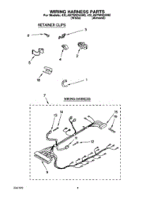 07 - Wiring Harness parts for Whirlpool Washer 4XLA87W92AN0 from AppliancePartsPros.com