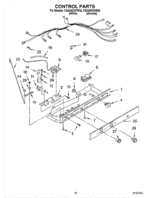 11 - Control parts for Whirlpool Refrigerator CS22AEXHN02 from AppliancePartsPros.com