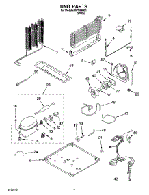04 - Unit Parts parts for Whirlpool Refrigerator IMT188301 from AppliancePartsPros.com