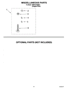 10 - Miscellaneous Parts - Optional Parts (Not Included) parts for Whirlpool Washer 7MBPL9764MQ1 from AppliancePartsPros.com