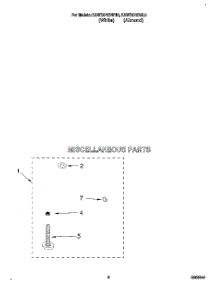 06 - Miscellaneous parts for Kitchenaid Washer KAWE470BWH0 from AppliancePartsPros.com