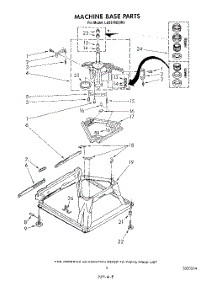 07 - Machine Base parts for Whirlpool Washer LA5578XSW2 from AppliancePartsPros.com