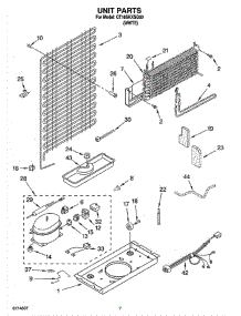 04 - Unit Parts parts for Whirlpool Refrigerator CT16SKXSQ00 from AppliancePartsPros.com
