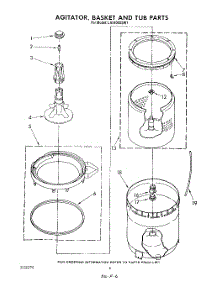 04 - Agitator, Basket And Tub parts for Whirlpool Washer LA5400XSW1 from AppliancePartsPros.com