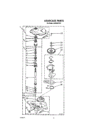 11 - Gearcase parts for Whirlpool Washer LA5558XTN1 from AppliancePartsPros.com