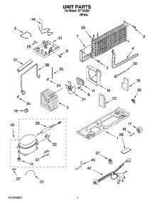 04 - Unit Parts parts for Whirlpool Refrigerator IST163301 from AppliancePartsPros.com