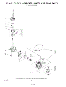 07 - Brake, Clutch, Gearcase, Motor And Pump parts for Whirlpool Washer LA6800XSW0 from AppliancePartsPros.com