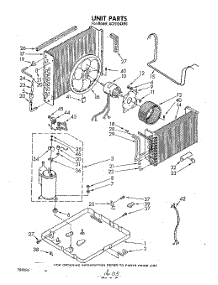02 - Unit parts for Whirlpool Air Conditioner ACR124XR0 from AppliancePartsPros.com
