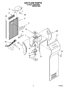 05 - Air Flow Parts parts for Whirlpool Refrigerator ID2GFGXRS00 from AppliancePartsPros.com