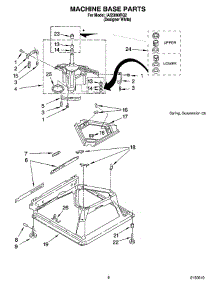 05 - Machine Base Parts parts for Whirlpool Washer IAS5000RQ2 from AppliancePartsPros.com