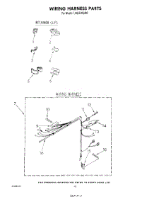 09 - Wiring Harness parts for Whirlpool Washer LA6053XSW0 from AppliancePartsPros.com