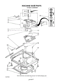 07 - Machine Base parts for Whirlpool Washer LA5500XSW0 from AppliancePartsPros.com