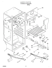 03 - Liner parts for Whirlpool Refrigerator ST14CKXHW00 from AppliancePartsPros.com