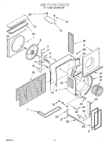 02 - Air Flow parts for Whirlpool Air Conditioner 4XACM14DD0 from AppliancePartsPros.com