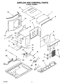 02 - Air Flow And Control Parts parts for Whirlpool Air Conditioner CAH8WRP1 from AppliancePartsPros.com