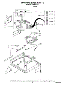 05 - Machine Base Parts parts for Maytag Washer NTW5640TQ0 from AppliancePartsPros.com
