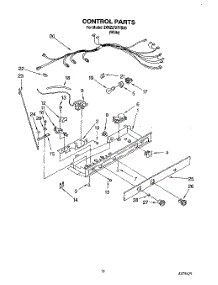 11 - Control parts for Whirlpool Refrigerator 3XRZ2727FB00 from AppliancePartsPros.com