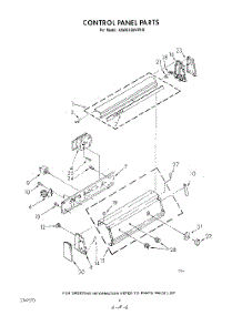 04 - Control Panel parts for Kitchenaid Washer KAWE450VWH0 from AppliancePartsPros.com