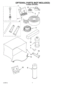 04 - Optional parts for Whirlpool Air Conditioner CAH12WRL0 from AppliancePartsPros.com