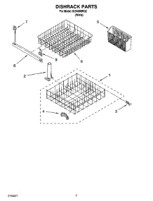 06 - Dishrack Parts, Optional Parts (Not Included) parts for Whirlpool Dishwasher IUD4000RQ2 from AppliancePartsPros.com