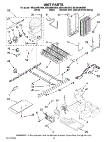 09 - Unit Parts parts for Maytag Refrigerator MSD2269KEB00 from AppliancePartsPros.com
