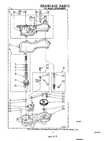 07 - Gearcase parts for Whirlpool Washer LA5530XMW0 from AppliancePartsPros.com