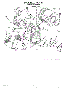 03 - Optional Parts (Not Included) Bulkhead Parts parts for Whirlpool Dryer CEDX463MQ1 from AppliancePartsPros.com