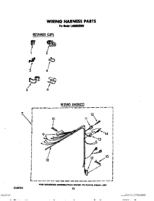08 - Wiring Harness parts for Whirlpool Washer LA6000XSW0 from AppliancePartsPros.com