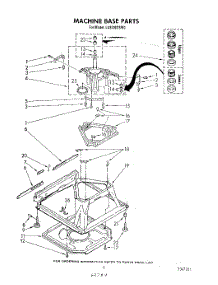 07 - Machine Base parts for Whirlpool Washer LA5300XSW0 from AppliancePartsPros.com