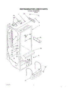 02 - Refrigerator Liner parts for Whirlpool Refrigerator 3XKGN705001 from AppliancePartsPros.com