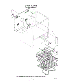 03 - Oven parts for Whirlpool Range RJE390PW from AppliancePartsPros.com