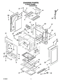 04 - Chassis Parts parts for Whirlpool Range IGS326RD1 from AppliancePartsPros.com