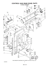03 - Controls And Rear Panel parts for Whirlpool Washer LA5530XSW1 from AppliancePartsPros.com