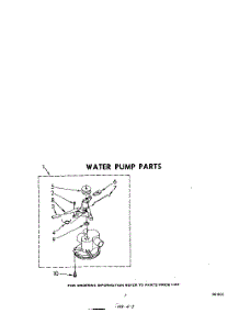 05 - Water Pump , Lit / Optional parts for Whirlpool Washer LHC4900W1 from AppliancePartsPros.com