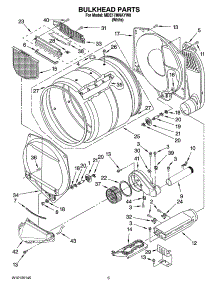 03 - Bulkhead Parts, Optional Parts (Not Included) parts for Whirlpool Dryer MDE17MNAYW0 from AppliancePartsPros.com