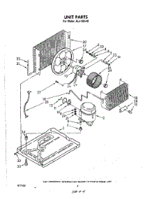 03 - Section parts for Whirlpool Air Conditioner ALJ18040 from AppliancePartsPros.com