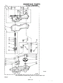 07 - Gearcase parts for Whirlpool Washer LA5000XMW0 from AppliancePartsPros.com