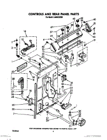 03 - Controls And Rear Panel parts for Whirlpool Washer LA6000XSW0 from AppliancePartsPros.com